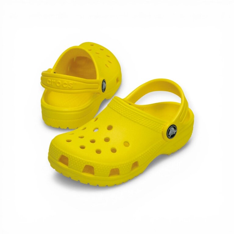 Crocs Sandale Classic Clog K zitronengelb Kinder