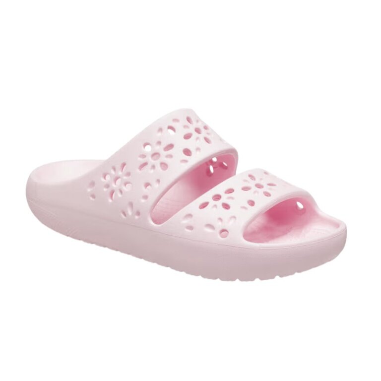 Crocs Sandale Floral Cutout (leichtes, flexibel) pink Damen