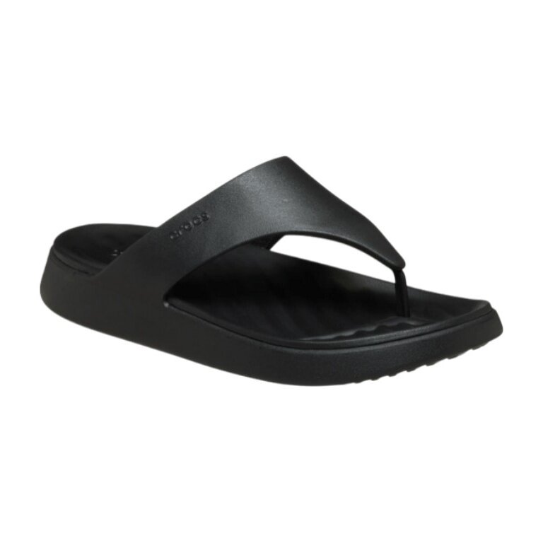 Crocs Zehensandale Getaway Triangle Flip schwarz - Damen