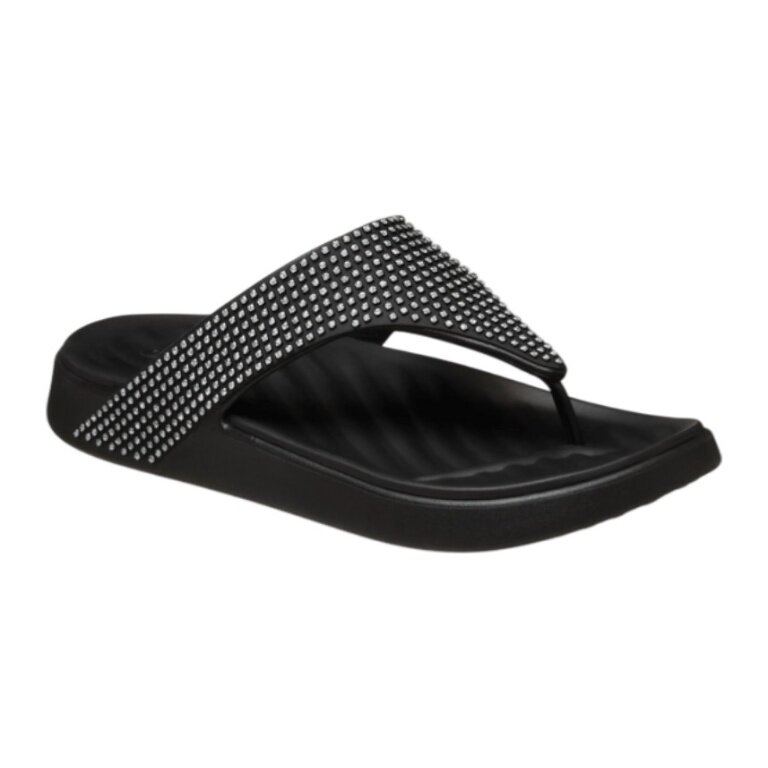 Crocs Zehensandale Getaway Gems Triangle Flip schwarz - Damen