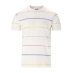 Cruz Freizeit-Tshirt Austin Striped (Baumwolle) weiss Herren