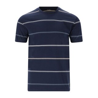 Cruz Freizeit-Tshirt Austin Striped (Baumwolle) navyblau Herren