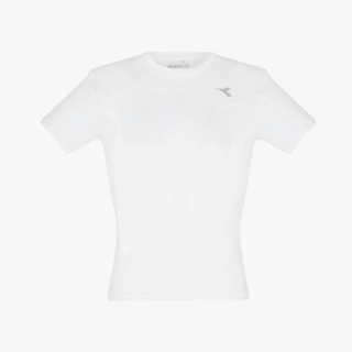 Diadora Tennis-Tshirt Team weiss Jungen