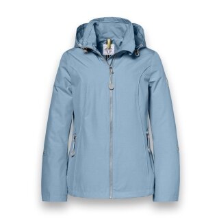 District Übergangsjacke Forget Me Not (mit Kapuze, wasserabweisend) blau Damen