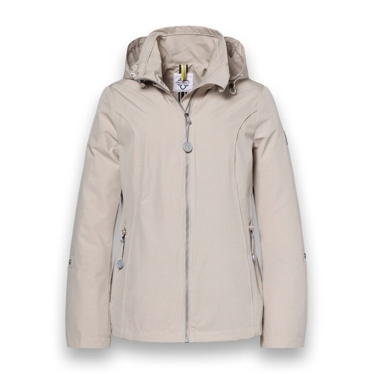 District Übergangsjacke Forget Me Not (mit Kapuze, wasserabweisend) sandbraun Damen