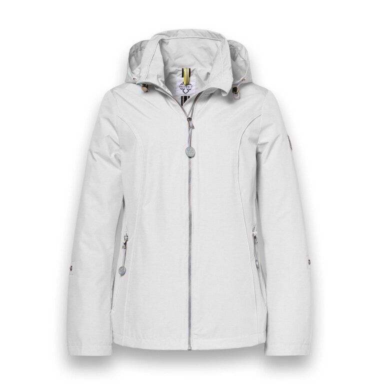 District Übergangsjacke Forget Me Not (mit Kapuze, wasserabweisend) weiss Damen