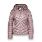 District Übergangsjacke Magnolia (mit Kapuze, wasserabweisend) rosa Damen