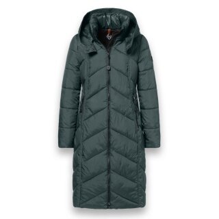 District Winter-Steppmantel Arosa (wasserabweisend) dunkelgrün Damen