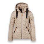 District Winterjacke Frejus (mit Kapuze, winddicht, wasserabweisend) sandbraun Damen