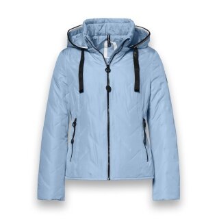 District Übergangsjacke Bluebell (mit Kapuze, wasserabweisend) hellblau Damen