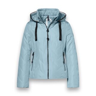 District Übergangsjacke Bluebell (mit Kapuze, wasserabweisend) aquablau Damen
