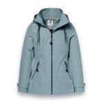 District Übergangsjacke Cosmos (mit Kapuze, wasserabweisend) tealblau Damen