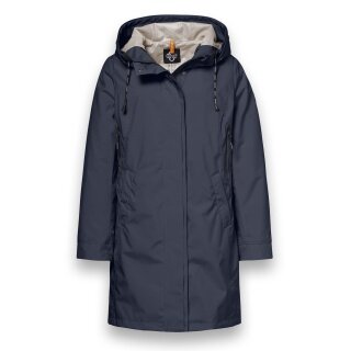District Übergangsjacke Dandelion (Parka, mit Kapuze, wasserabweisend) dunkelblau Damen