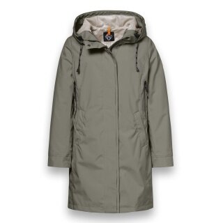 District Übergangsjacke Dandelion (Parka, mit Kapuze, wasserabweisend) olivegrün Damen