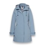 District Übergangsjacke Poppy (Parka, mit Kapuze, wasserabweisend) hellblau Damen