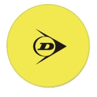 Dunlop Markierungskreise gelb - Set mit 12 Stück