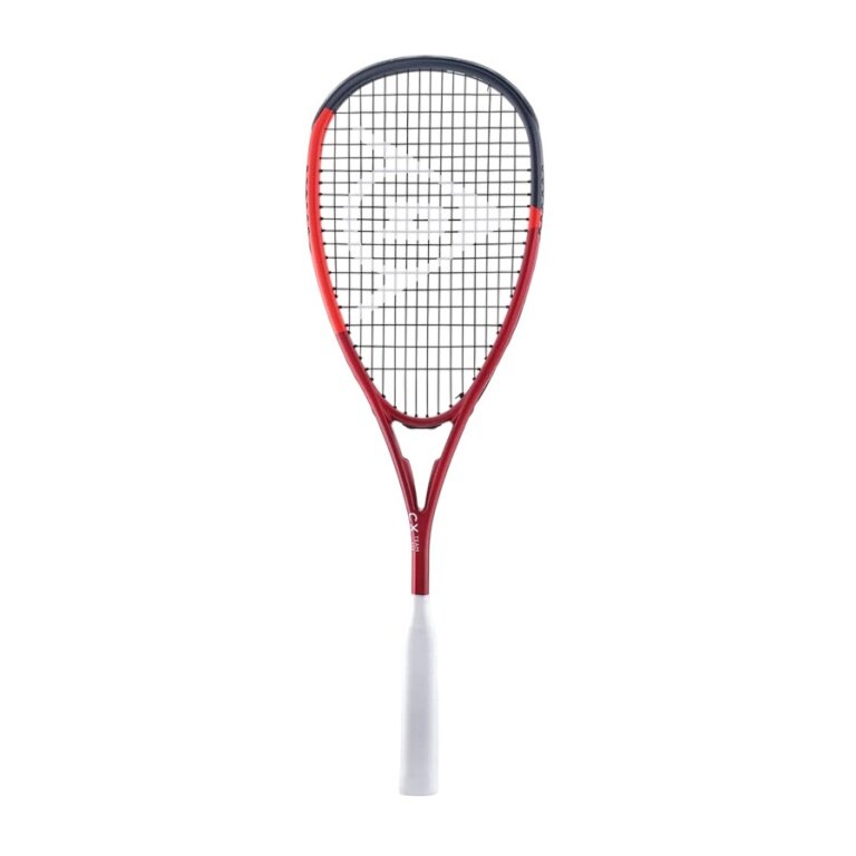 Dunlop Squashschläger CX Team 132g/kopflastig rot - besaitet -