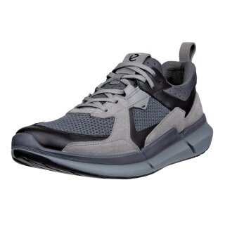 ECCO Sneaker Biom 2.2 (ECCO-Leder) grau/schwarz Herren