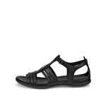 ECCO Sandale Flash Roman (Vollnarbenleder) schwarz Damen