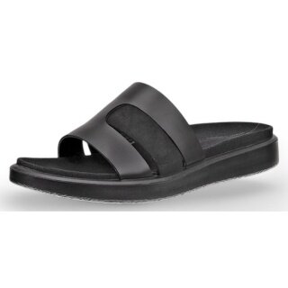 ECCO Sandale Flowt Slide (Premium-Leder) schwarz Damen