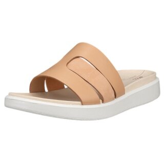 ECCO Sandale Flowt Slide (Premium-Leder) beige Damen