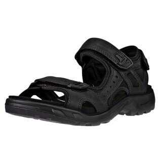 ECCO Sandale Offroad Yucatan Plus (weiches Nubukleder) schwarz Herren