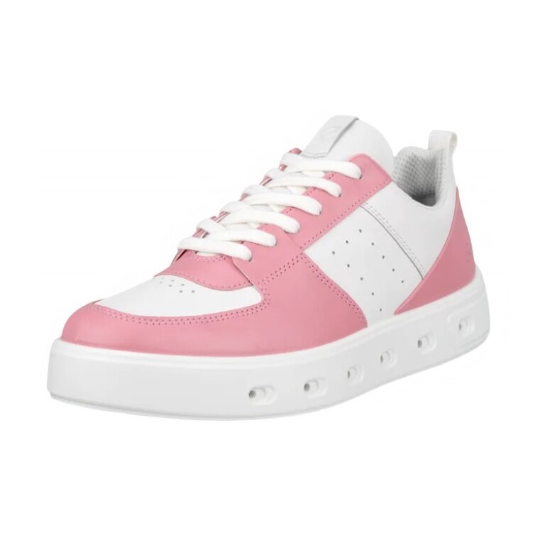 ECCO Sneaker Street 720 (Leder, wasserdicht) rosa/weiss Damen