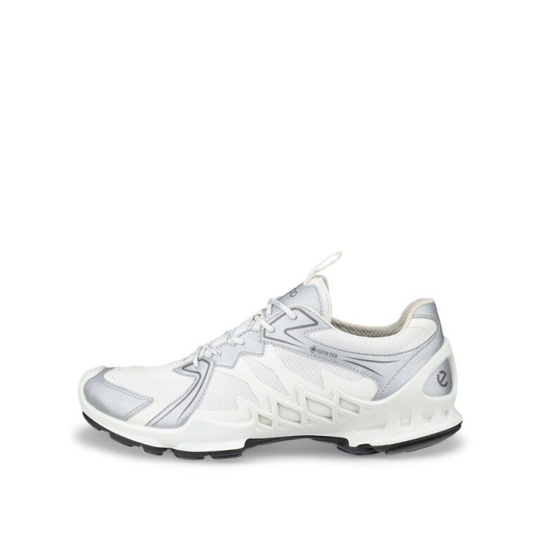 ECCO Sneaker Biom Aex GTX (wasserdicht) weiss/silber Herren
