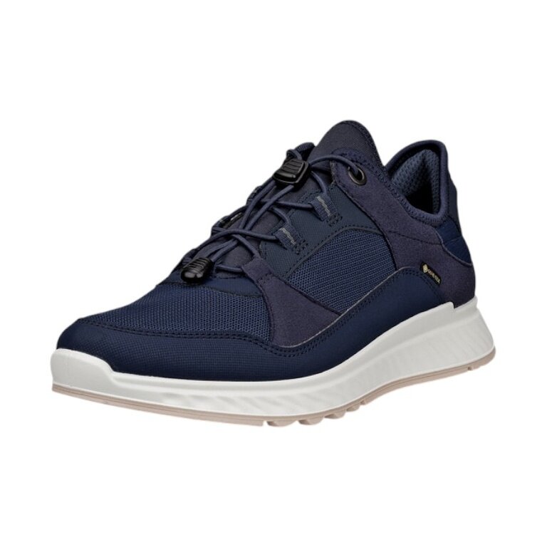 ECCO Sneaker Exostride W Low GTX TEX (wasserdicht, leicht, atmungsaktiv) dunkelblau Damen