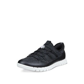 ECCO Sneaker Gruuv Lite (Leder/Textil) schwarz Damen