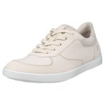ECCO Sneaker Leisure Oxford (Premium-Leder) limestone Damen