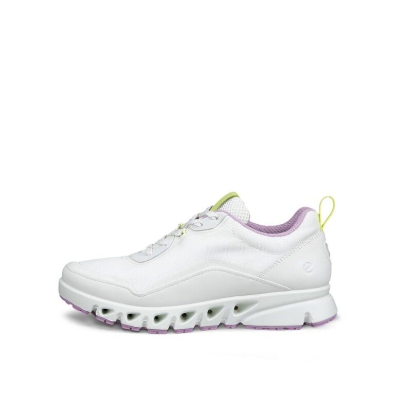 ECCO Sneaker Multi-Vent GTX (Leder/Textil, wasserdicht) 2026 weiss/lavender Damen