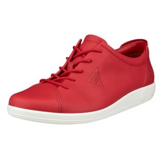 ECCO Sneaker Soft 2.0 Anniversary (ECCO Leder) rot Damen