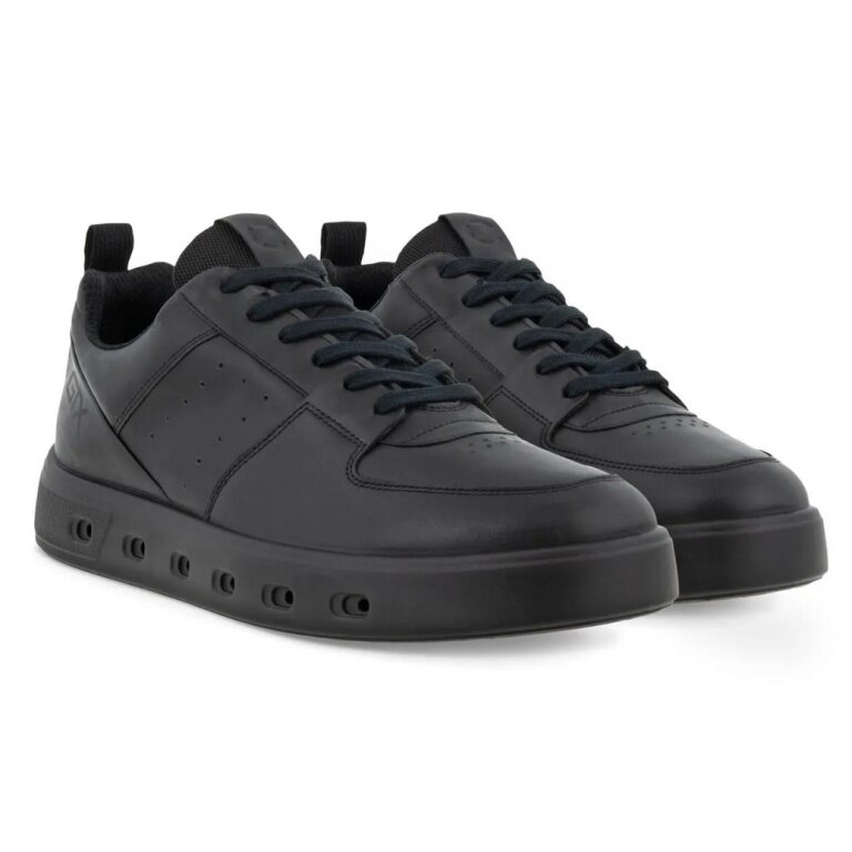 ECCO Sneaker Street 720 GTX (Glattleder, wasserdicht) schwarz Herren