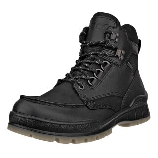 ECCO Alltag-Travelschuhe Track 25 Mid GTX (Nubukleder, wasserdicht) schwarz Herren