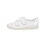 ECCO Sneaker Velcro Soft 2.0 (Premium-Vollnarbenleder) weiss Damen