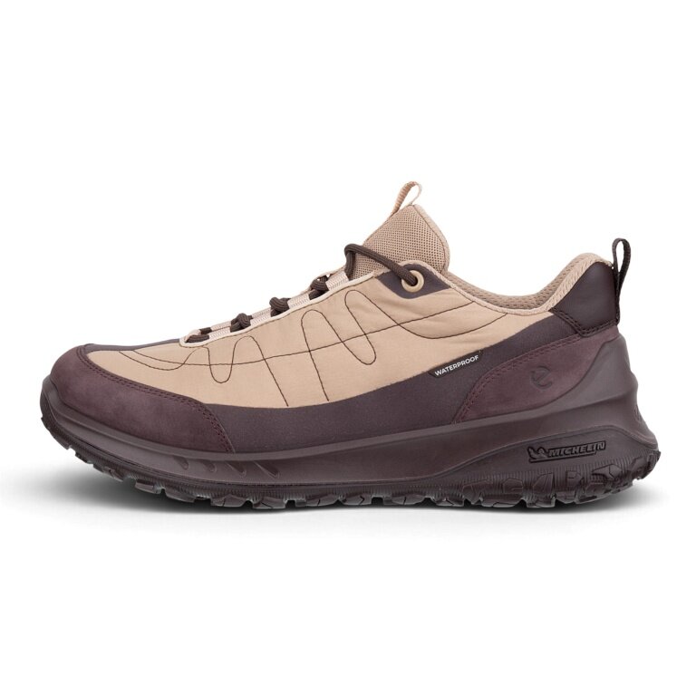 ECCO Wanderschuhe ULT-TRN WP (wasserdicht) beige/bordeauxrot Damen