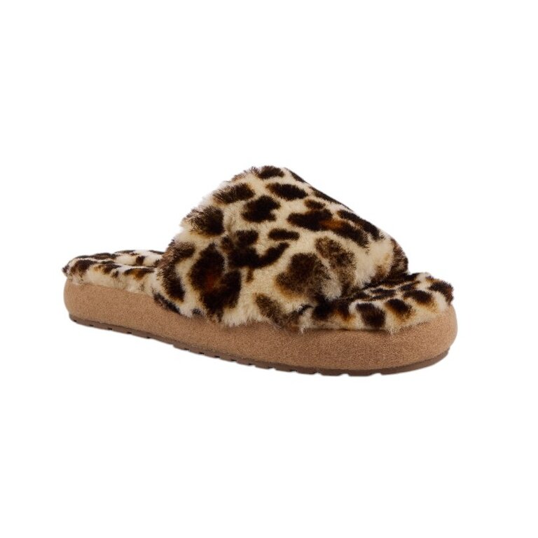 EMU Australia Hausschuhe Mckay Leopard (Lammfell) braun Damen