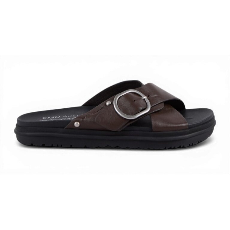 EMU Australia Sandale Ebony (Leder) braun/schwarz Damen