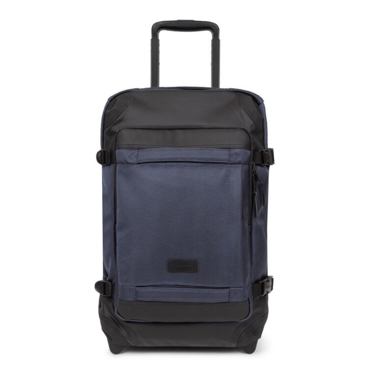 Eastpak Travel-Reisetasche Tranverz CNNCT S (42 Liter) mit Rollen marineblau