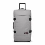 Eastpak Travel-Reisetasche Tranverz M Pebble Grey (78 Liter) mit Rollen grau