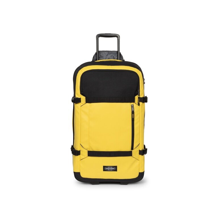 Eastpak Travel-Reisetasche Transit'r Pro M Authentic Original (mit Rollen, 63 Liter) gelb/schwarz