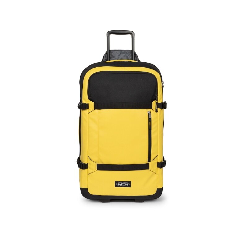 Eastpak Travel-Reisetasche Transit'r Pro L Authentic Original (mit Rollen, 105 Liter) gelb/schwarz