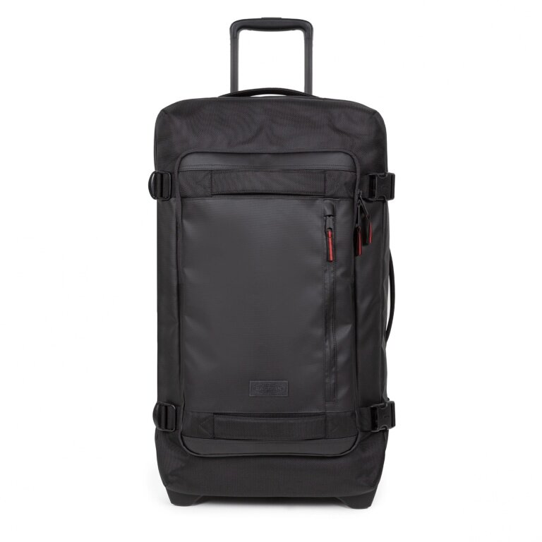 Eastpak Travel-Reisetasche Tranverz CNNCT L Top Black (121 Liter) mit Rollen schwarz