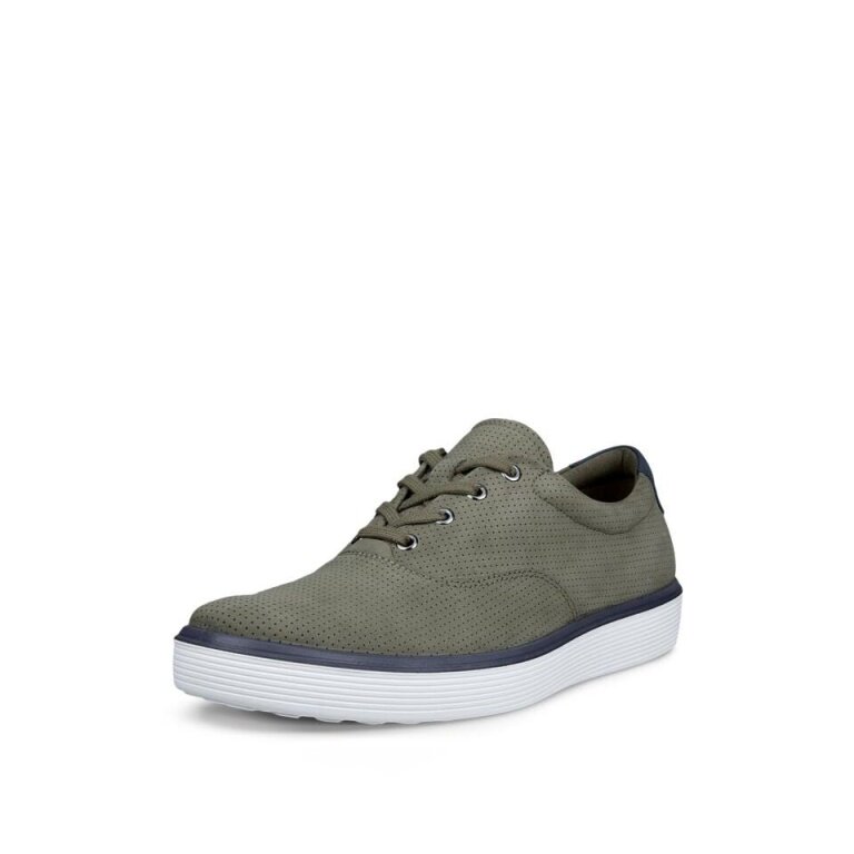 ECCO Sneaker Soft 60 (Nubukleder) olivegrün Herren