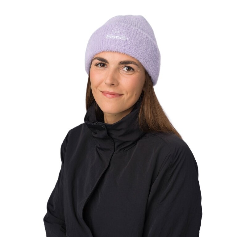Eisbär Wintermütze (Beanie) Mana - Flauschige Textur - Damen violett - 1 Stück