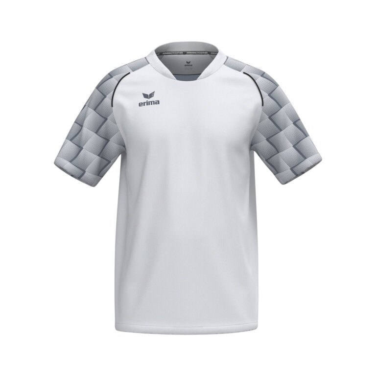 Erima Sport-Tshirt Evo Star Trikot (100% rec. Polyester) weiss/grau Herren