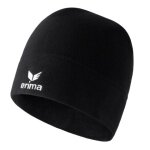 Erima Mütze (Beanie) Fleece schwarz - 1 Stück