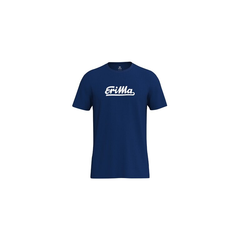 Erima Freizeit-Tshirt Retro 2.0 (100% Baumwolle) navyblau Herren