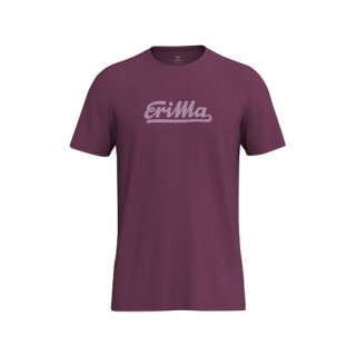Erima Freizeit-Tshirt Retro 2.0 (100% Baumwolle) bordeauxrot Herren